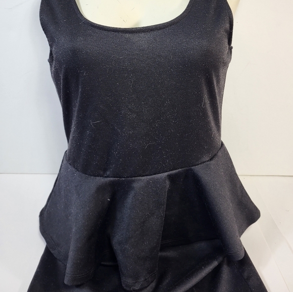 U2B Black Peplum Dress - Picture 2 of 9